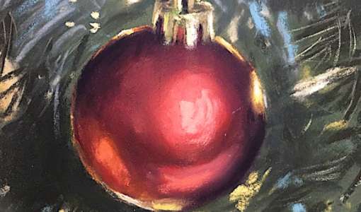 After Work: Christbaumkugel in Pastell