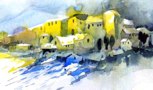 After Work: Postitiv denken, negativ malen! Negativmalerei im Aquarell